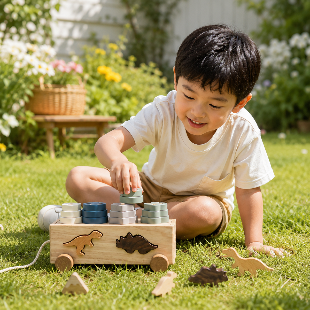 AldenCorner™ Wooden Montessori Bandstand