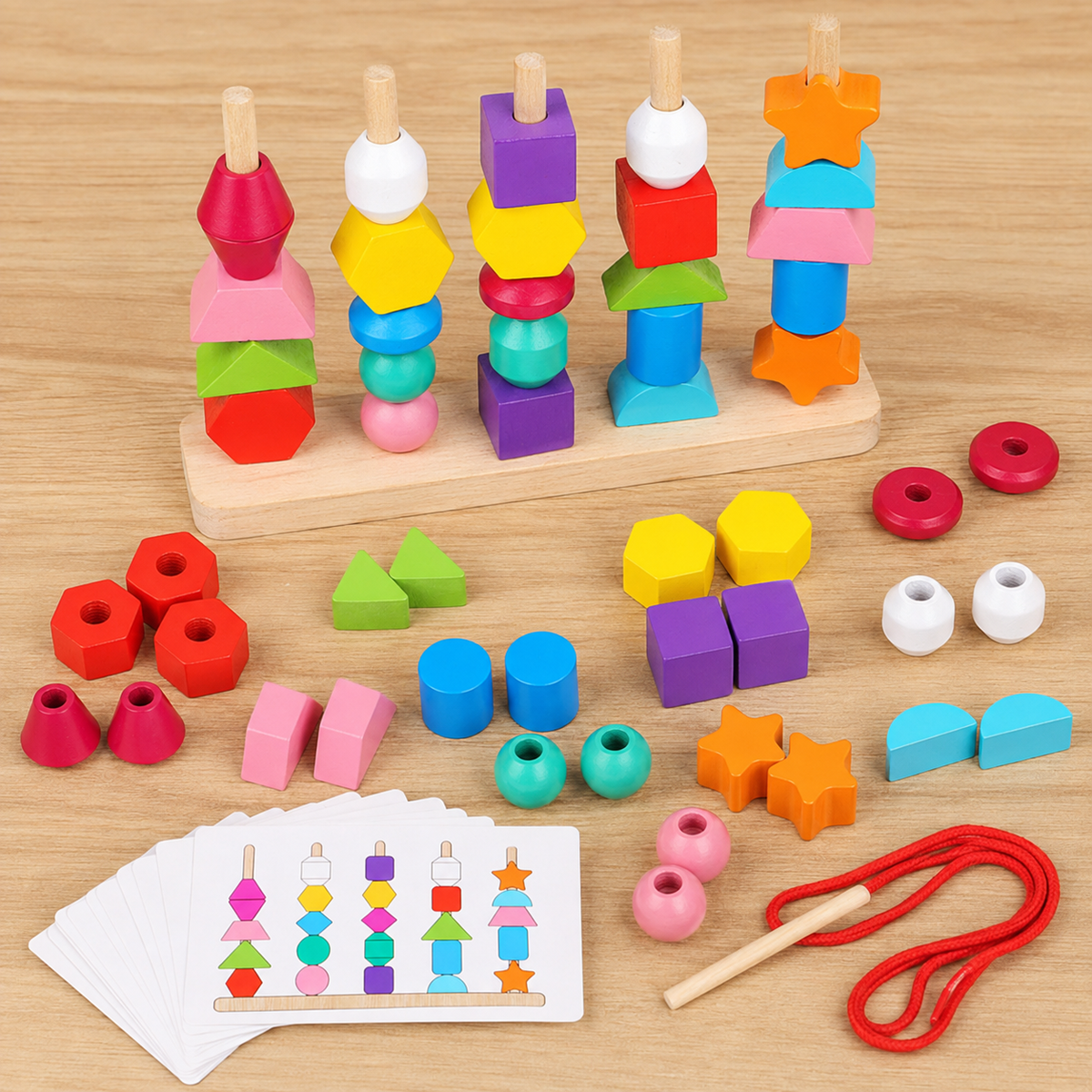 Montessori Edutoy® Geometric Stacker