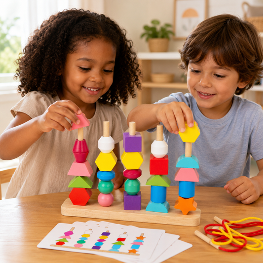 Montessori Edutoy® Geometric Stacker
