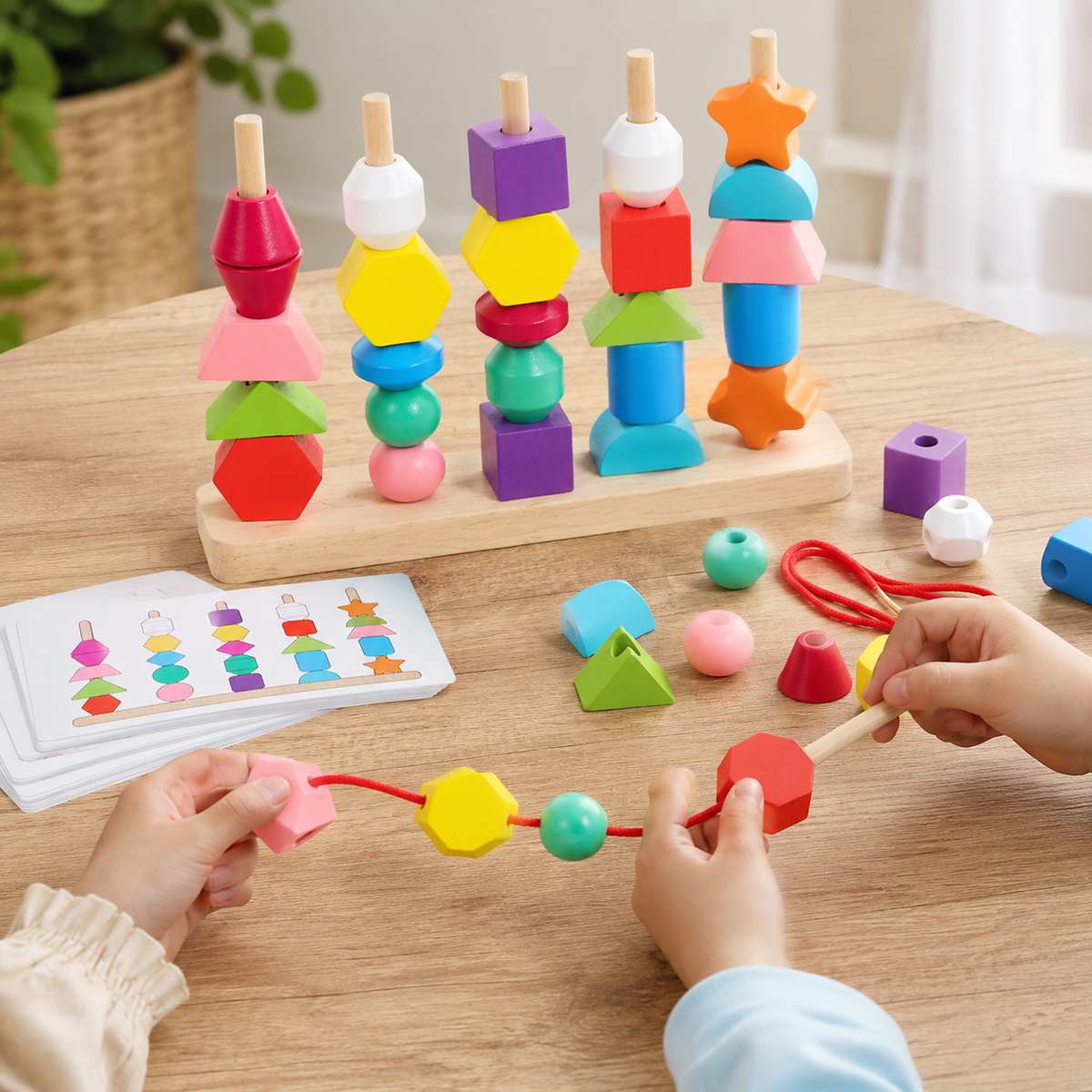 Montessori Edutoy® Geometric Stacker