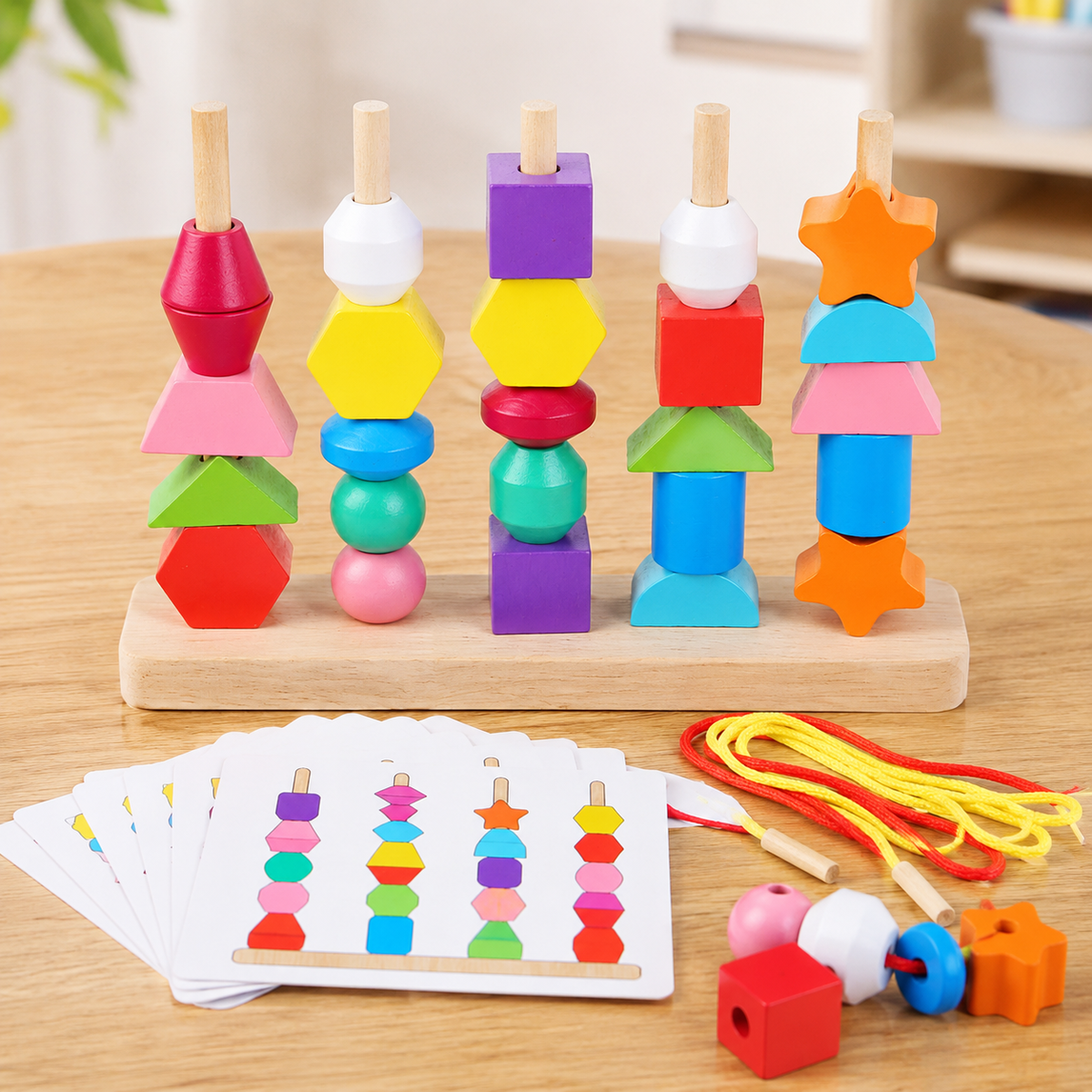 Montessori Edutoy® Geometric Stacker