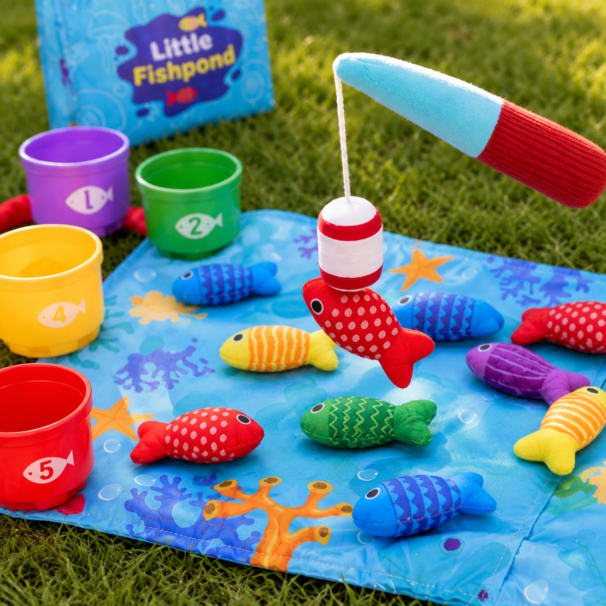 Chiffres avec Gobelets Empilables pour Tout-Petits