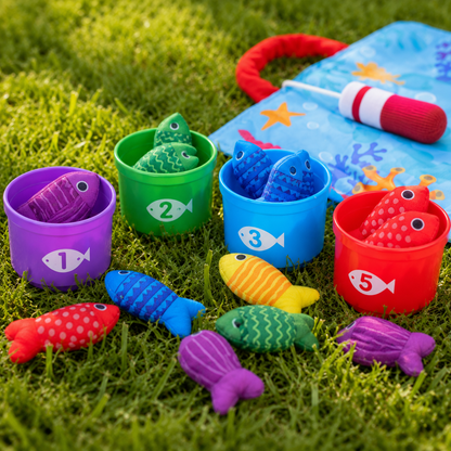 Chiffres avec Gobelets Empilables pour Tout-Petits