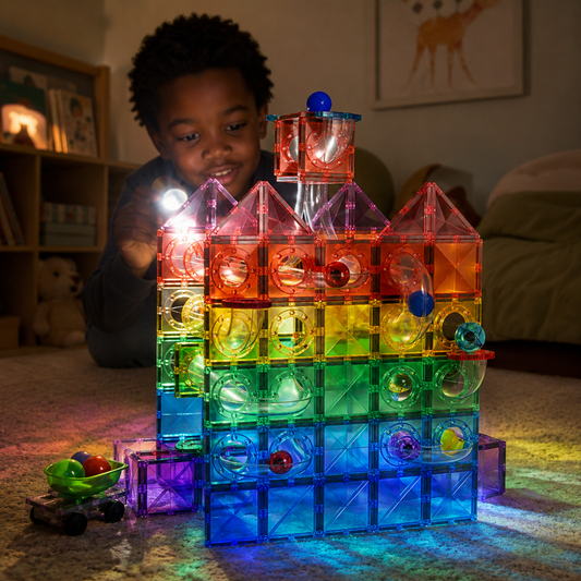 Montessori Magnetic Tiles for Toddlers: Encourage Creativity and STEM Skills!