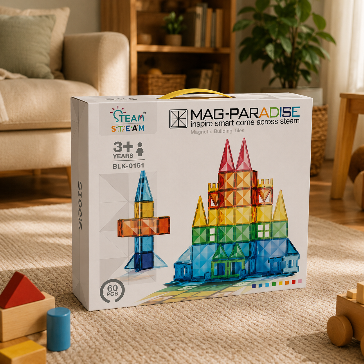 Montessori Magnetic Tiles for Toddlers: Encourage Creativity and STEM Skills!