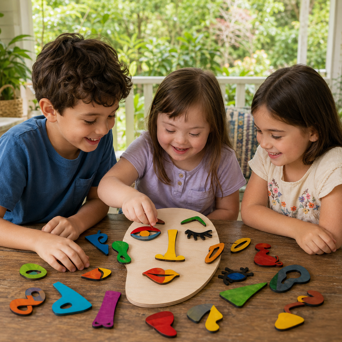 Wooden Montessori Puzzles Children's Educational Jigsaw Puzzle
