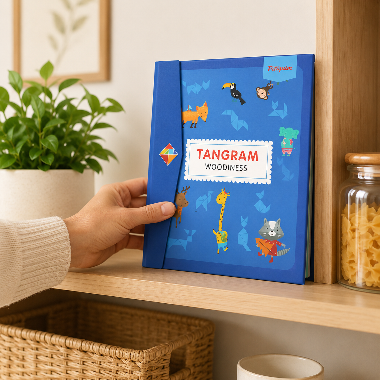Montessori Magnetic Wooden Board Puzzle for Children