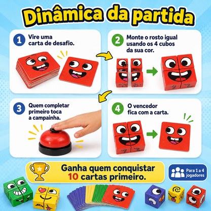Geniuses® Facial Expression Cube Game